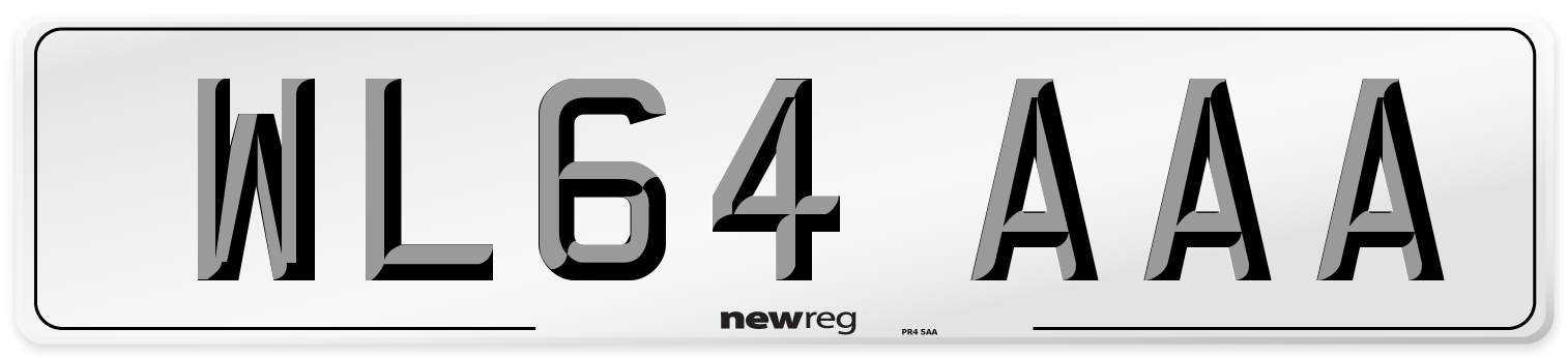 WL64 AAA Number Plate from New Reg